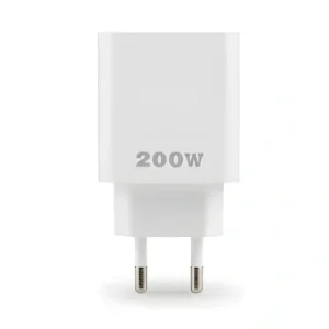 200W Fast Charging Power Adapter – 1×USB-A & 2×Type-C Multi-Port Charger