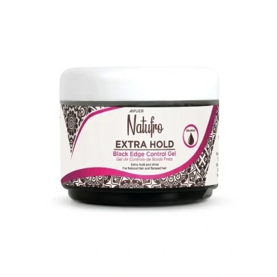Natufro Black Edge Control – Hair Styling Gel by Botle Buhle Brands