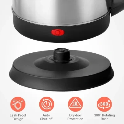 Electric Kettle 2L – Fast Boiling Electric Tea Kettle for Water - Image 3
