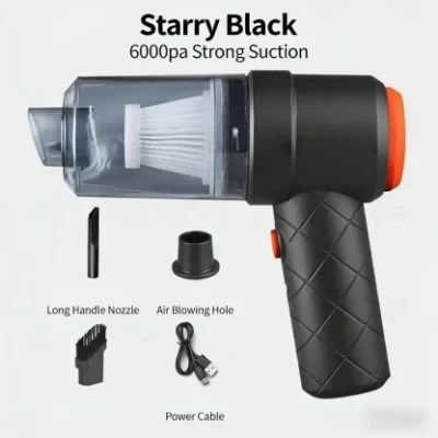 Handheld Mini Cordless Car Vacuum Cleaner – Portable Rechargeable High Suction Cleaner - Image 4