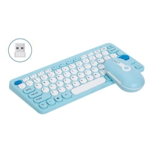 Wireless Mini Keyboard & Mouse Combo – Compact USB Receiver Set for PC, Laptop & Smart TV