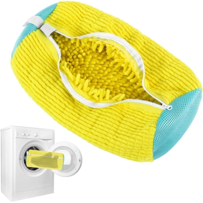 Reusable Shoe Washing Machine Bag – Heavy-Duty Laundry Bag with 360° Protection & Zipper