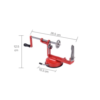 Spiral Potato Slicer – Manual Twist Potato Cutter (Red) - Image 3