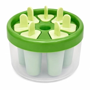 8-Piece Reusable Popsicle Mould Set with Sticks – Plastic Ice Candy & Frozen Dessert Maker