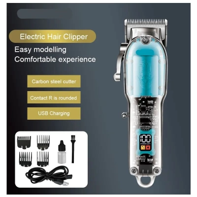 Professional Hair Clippers – Electric Hair Trimmer for Hair & Beard (Black) - Image 3