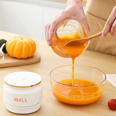 Mini Electric Food Processor & Garlic Grinder – 3-Blade USB Rechargeable Chopper - Image 3