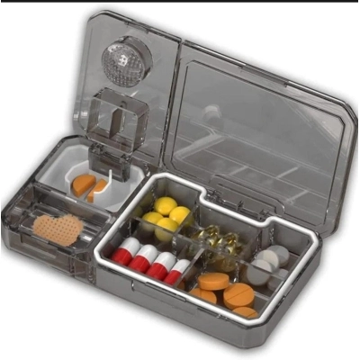 3-in-1 Portable Pill Organizer / Medicine Box – Compact Travel Medication Storage Case - Image 3